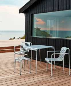 HAY Palissade table 82,5 x 90 cm, hot galvanised