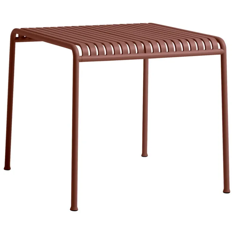 HAY Palissade table, 82,5 x 90 cm, iron red