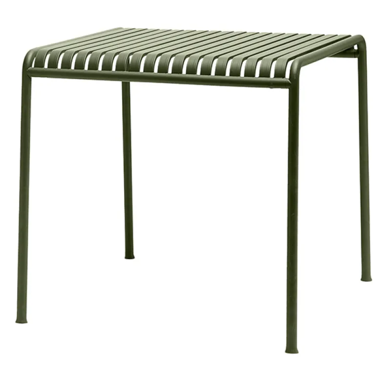 HAY Palissade table, 82,5 x 90 cm, olive