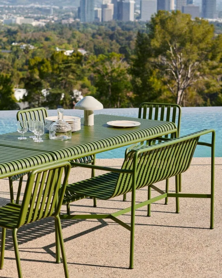 HAY Palissade table, 170 x 90 cm, olive