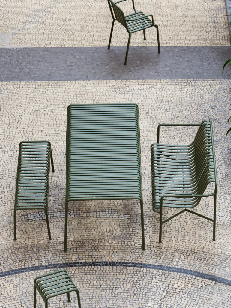 HAY Palissade table, 170 x 90 cm, olive