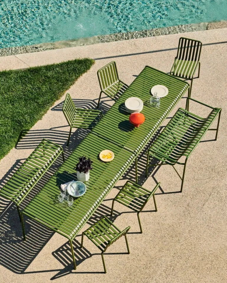 HAY Palissade table, 170 x 90 cm, olive