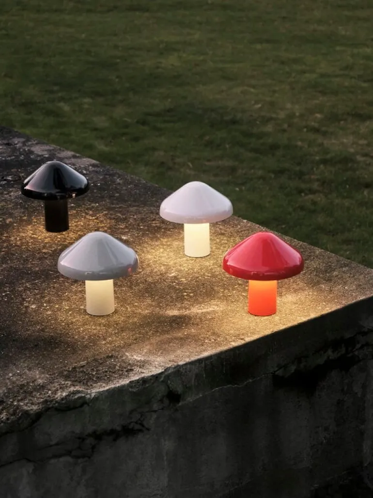 HAY Pao Portable table lamp, red