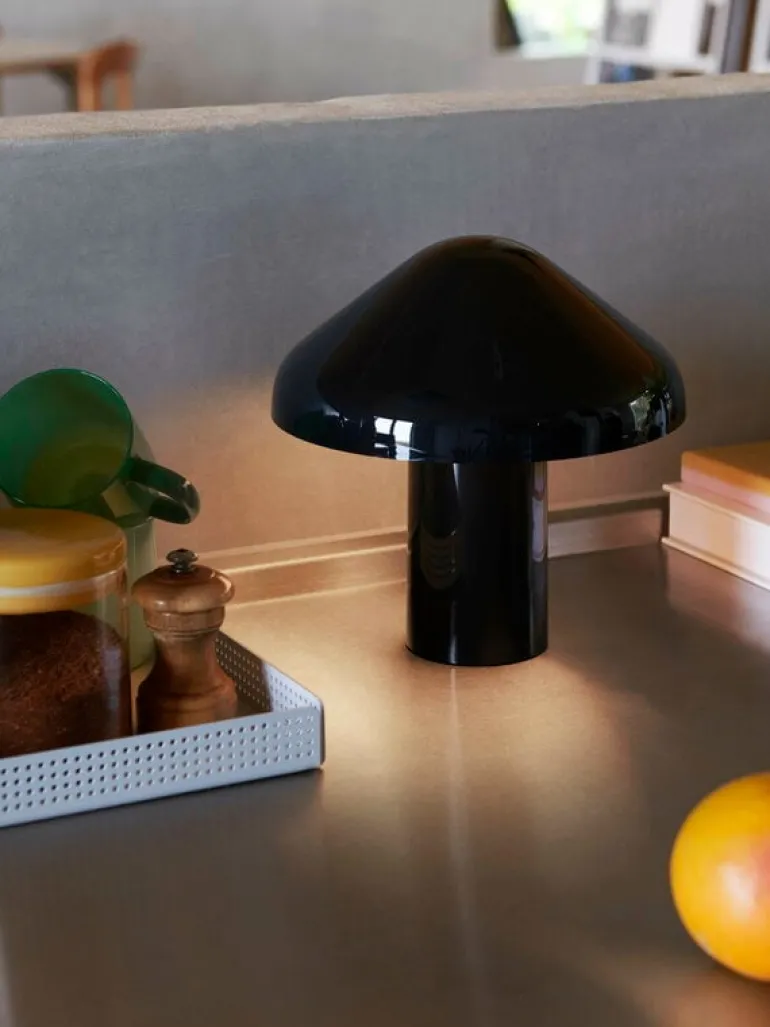 HAY Pao Portable table lamp, soft black