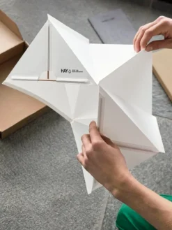 HAY Paper Cube table lamp, white