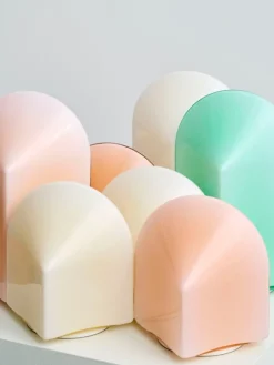 HAY Parade Portable 160 table lamp, shell white