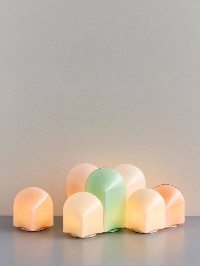 HAY Parade Portable 160 table lamp, blush pink