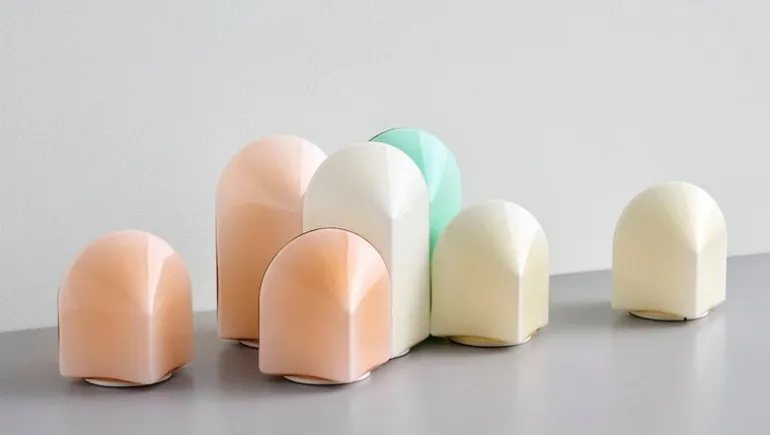 HAY Parade Portable 160 table lamp, blush pink