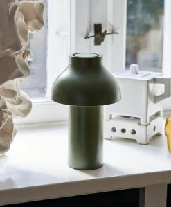 HAY PC Portable table lamp, olive