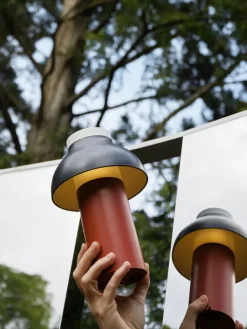 HAY PC Portable table lamp, dusty red