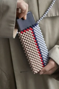 HAY Perla phone holder, Krem