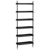 HAY Pier System 101 shelf, 1 column, PS black