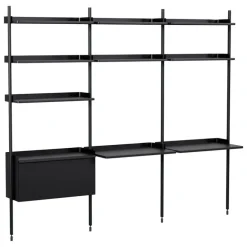 HAY Pier System 13 shelf, 3 columns, PS black