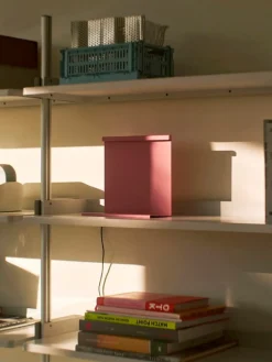 HAY Pier System 102 shelf, 2 columns, PS white - aluminium