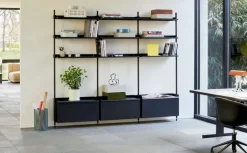 HAY Pier System 133 shelf, 3 columns, PS black