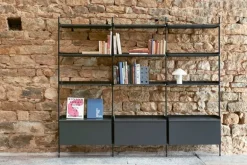 HAY Pier System 133 shelf, 3 columns, PS black