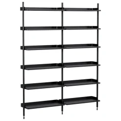 HAY Pier System 102 shelf, 2 columns, PS black