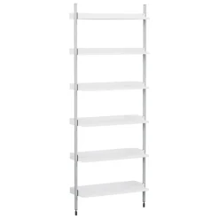 HAY Pier System 101 shelf, 1 column, PS white - aluminium