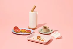 HAY Porter kitchen roll holder, oiled oak