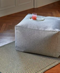 HAY Pouf, grey sprinkle