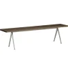 HAY Pyramid bench 12, beige - smoked oak