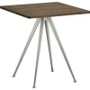 HAY Pyramid café table 21, 70 x 70 cm, beige - smoked oak