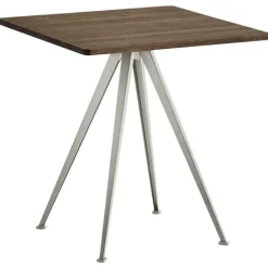 HAY Pyramid café table 21, 70 x 70 cm, beige - smoked oak