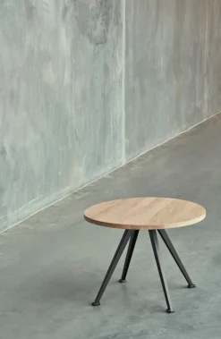 HAY Pyramid coffee table 51, 60 cm, black - lacquered oak