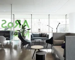 HAY Pyramid coffee table 51, 60 cm, black - lacquered oak