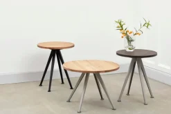 HAY Pyramid coffee table 51, 45 cm, black - lacquered oak