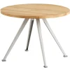 HAY Pyramid coffee table 51, 60 cm, beige - matt lacquered oak