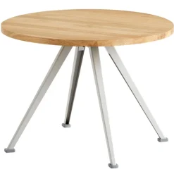 HAY Pyramid coffee table 51, 60 cm, beige - matt lacquered oak