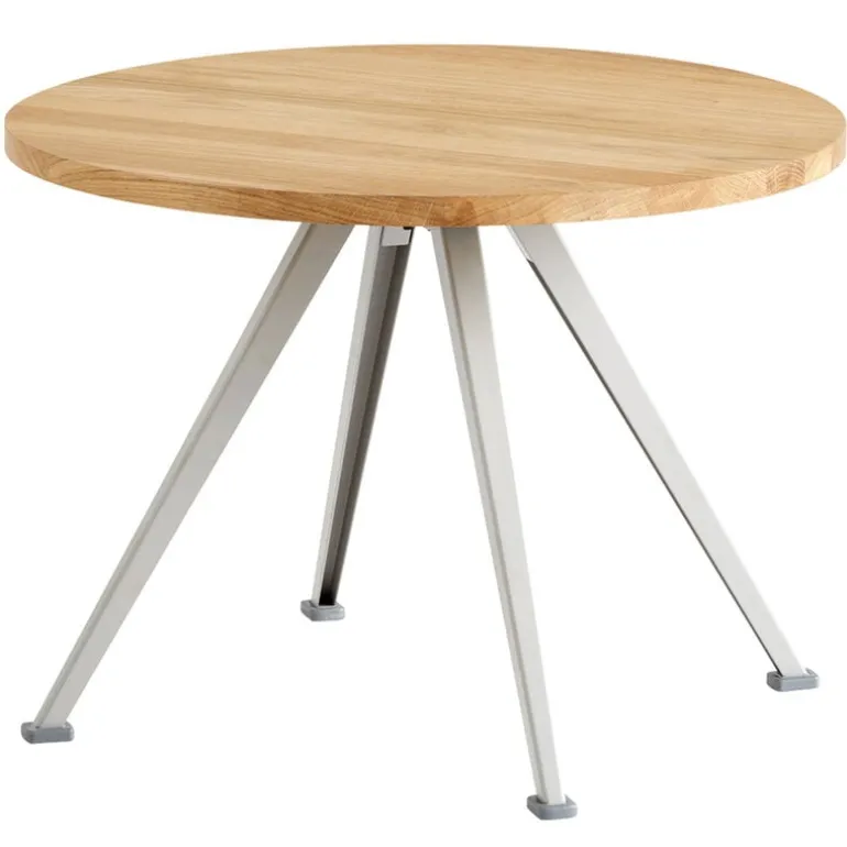 HAY Pyramid coffee table 51, 60 cm, beige - matt lacquered oak