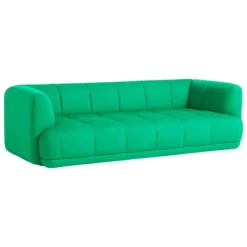 HAY Quilton 3-seater sofa, green Vidar 932