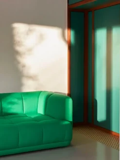 HAY Quilton 3-seater sofa, green Vidar 932