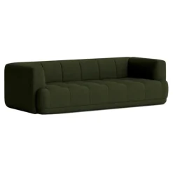 HAY Quilton 3-seater sofa, green Vidar 972