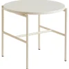 HAY Rebar side table, 45 cm, alabaster - beige marble