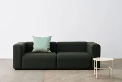 HAY Rebar side table, 45 cm, alabaster - beige marble