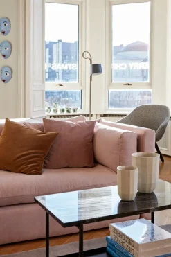 HAY Rebar side table, 75 x 44 cm, black - black marble