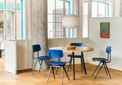 HAY Result chair, black - dark blue