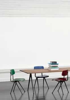 HAY Result chair, black - dark blue