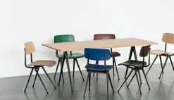 HAY Result chair, black - lacquered oak