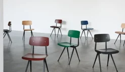 HAY Result chair, black - smoked oak