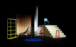 HAY Revolver bar stool, 76 cm, red