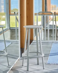 HAY Revolver bar stool, 76 cm, grey