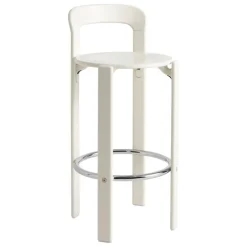 HAY Rey bar stool, 75 cm, cream white