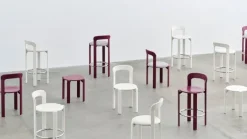 HAY Rey bar stool, 75 cm, cream white - beige Mode 011