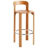 HAY Rey bar stool, 75 cm, golden