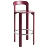 HAY Rey bar stool, 75 cm, grape red