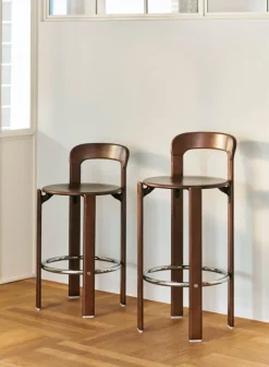 HAY Rey bar stool, 65 cm, umber brown